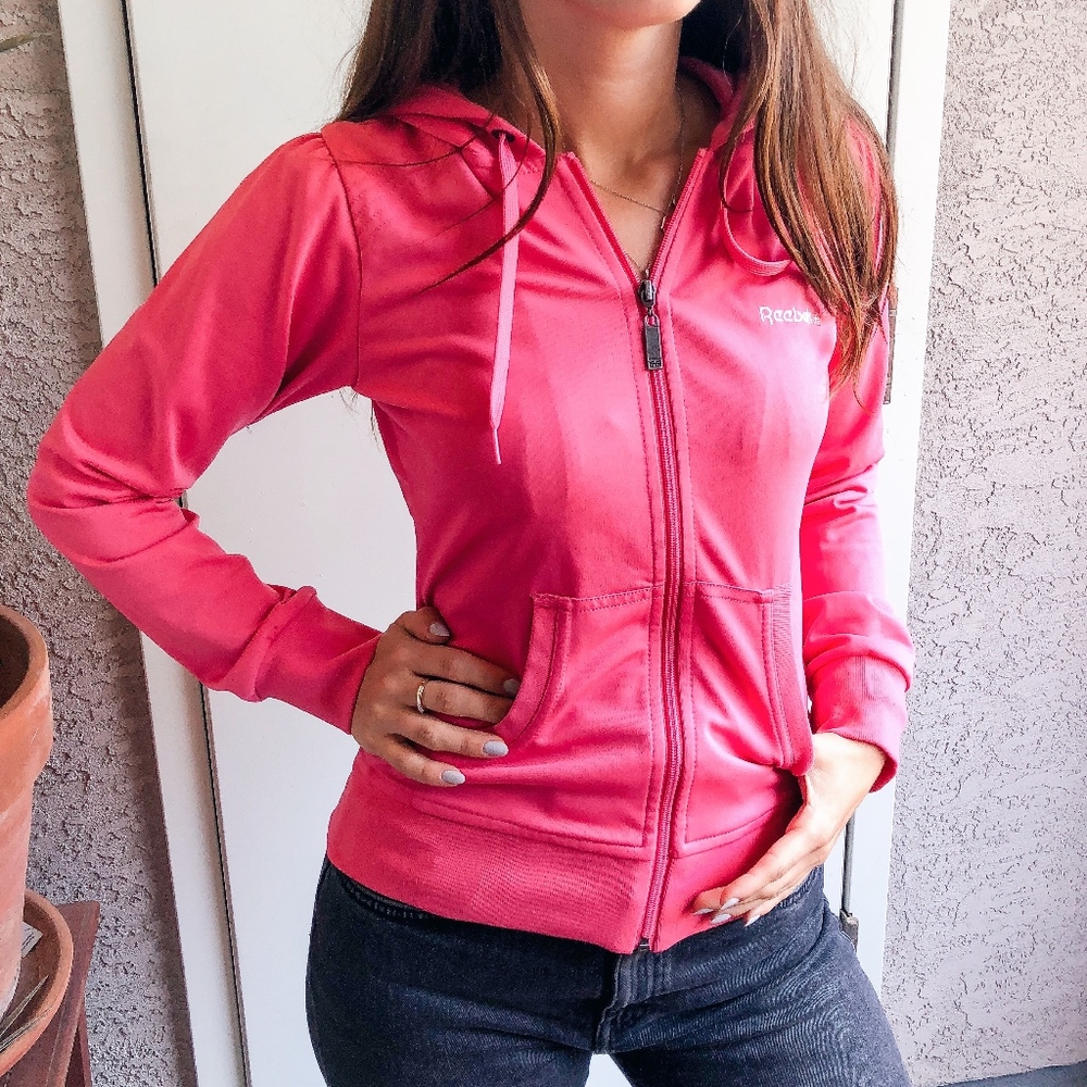 Pink track jacket from Reebok